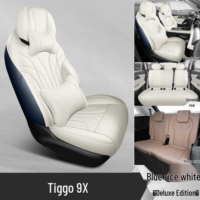Chery Tiggo 9 & 9x Sitzbezüge: Vollumrandung, Ganzjahres, Fünfsitzer-Kissen