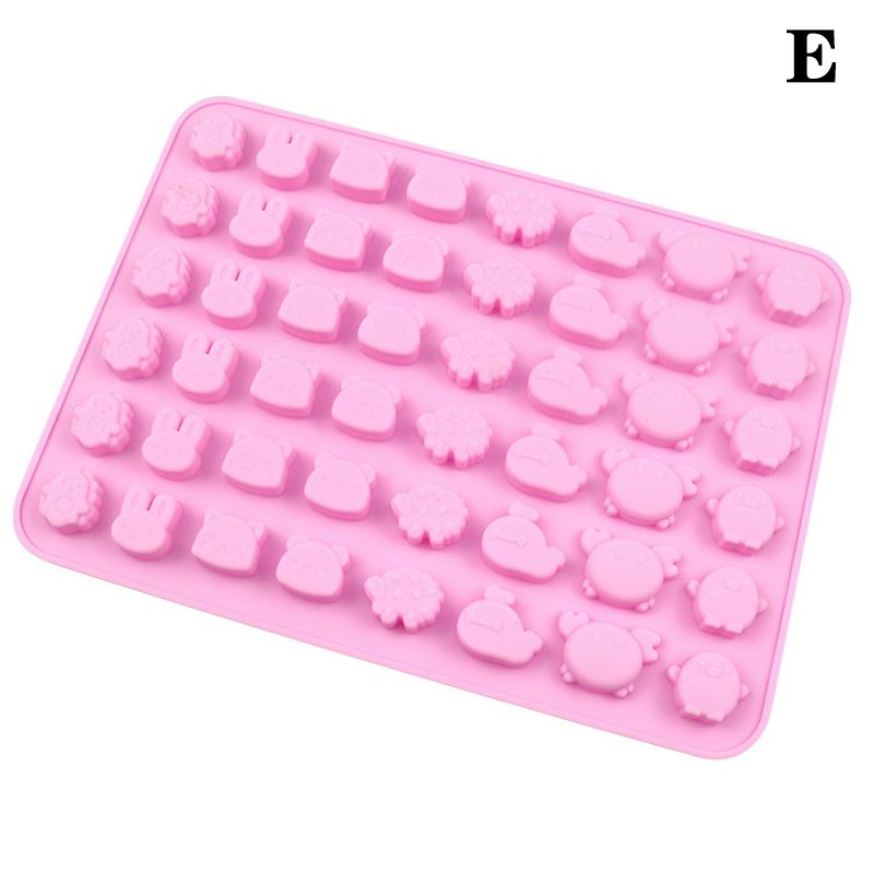 1pc 32/48/60 Cell Forest Animals Mold Silicone Molds Pastry Fudge Chocolate Candy Making Molds DIY Baking Decoration Tools Cake