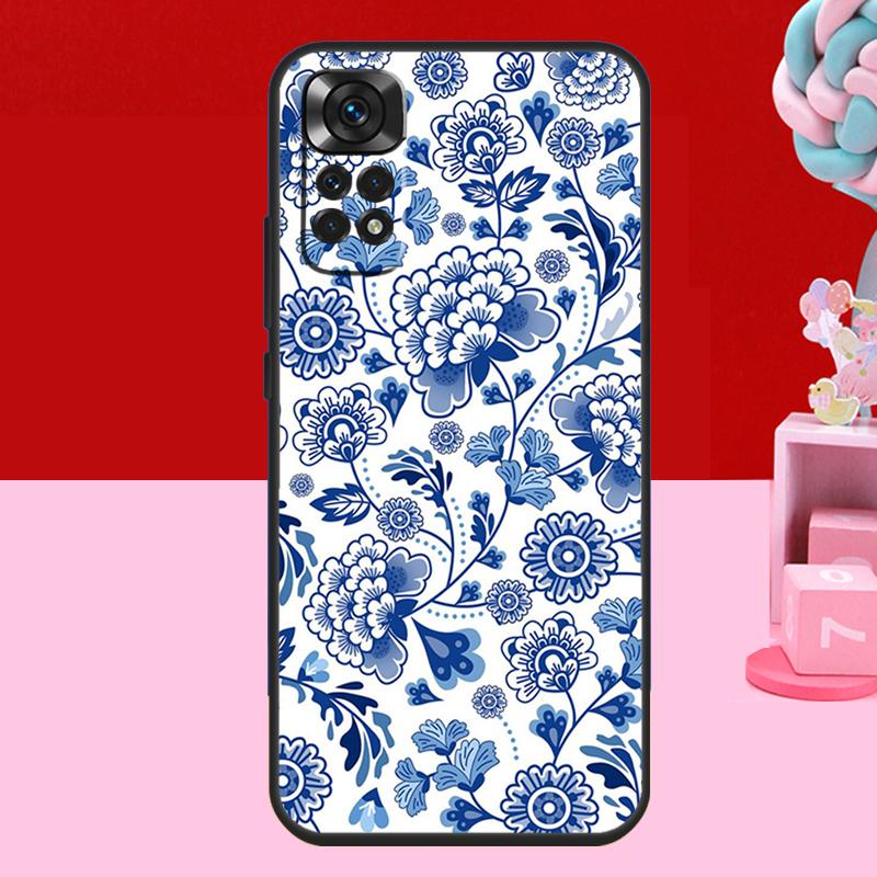 Blue and White Porcelain Case For Xiaomi Redmi Note 14 13 12 11 10 15 Pro Plus Redmi 15 C 10C 12C 13C 14C Soft Cover