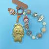 Golden 999 Pure Gold Mobile Phone Pendant Keychain Cartoon Plush Bag Charm