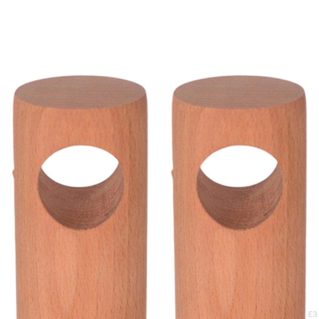 2 Pieces Curtain Rod Holders Brackets Wood Minimalist Window Hooks Wall Ceiling