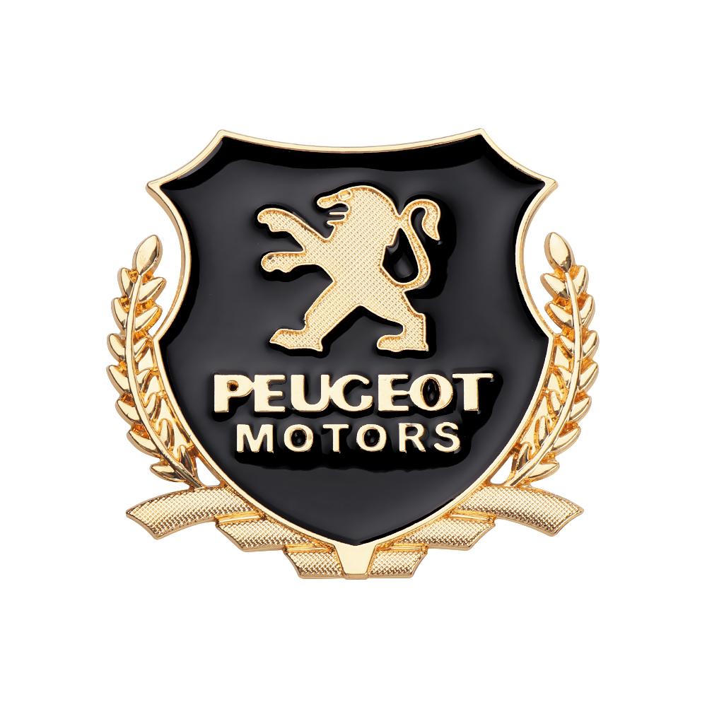 2026 Gorąca Naklejka Samochodowa 1 SZT 3D Metalowe Logo Stylizacji Auta Naklejka na Samochód Odznaka Emblemat Naklejka na Tył Dla Peugeot 207 3008 206 208 308 307 40