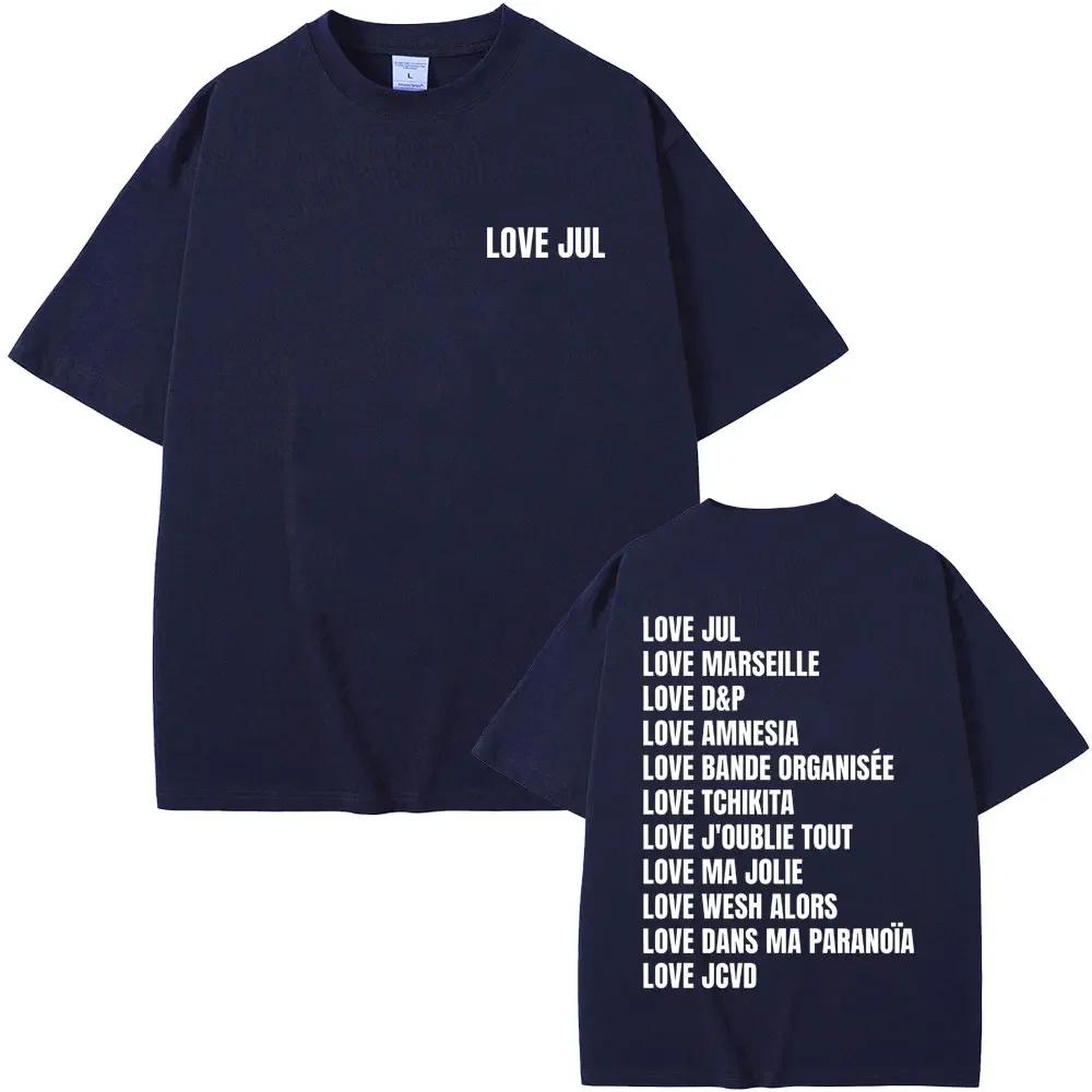 Love Jul 2025 Merch Tshirts Unisex Wounisex Fashion Rap Pop Music Short Sleeve Tshirt Unisexs Hip Hop Oversized T Streetwear Black