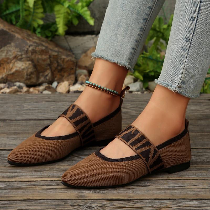 

Мода 2025 Новая женская обувь Неглубокие женские балетки Модное сочетание цветов Новые Большие размеры Легкие Удобные Бестселлер На плоской подошве Низкий каблук 36