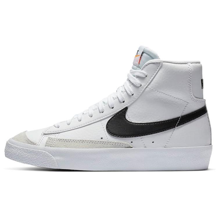 (GS) Nike Blazer Mid 77 White Black Kids DA4086-100 EU 36.5