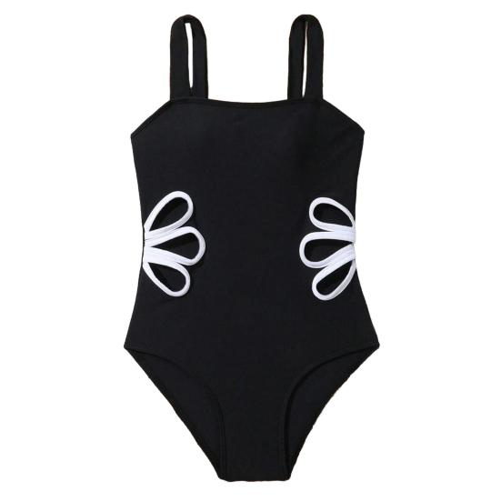 

Девочки Слитный Купальник Регулируемые Бретели Спортивный Купальник Быстросохнущий Пляжный Купальник для Плавания Пляж Бассейн Вечеринки 8 Years чёрный