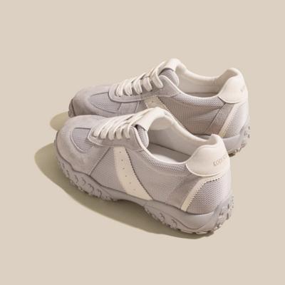 7 Inner Height Increase Women's New Summer Mesh Breathable Round Head Small Sports and Leisure Shoes