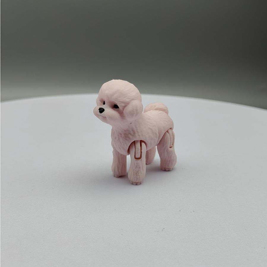 3D Printed Poodle Statue, Plastic Dog Decoration for Events, Holiday Home Kitchen Decoration, Christmas and Halloween