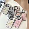 Leather Bow for Apple 17promax Mobile Phone Case for IPhone16 High-end 15 Simple 13 Anti-fall 14