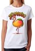 Flamango Lustiger Flamingo Mango Wortspiel Damen T-Shirt Sommer Humor T-Shirt