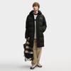 FILA Original Fashion Simple Personality Trendy Casual Versatile Comfortable Long Hooded Down Jacket Men outerwear F11M549904FBK