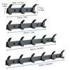 Modern Hanging Hooks for Wall Aluminium Black Towel Holder Bathroom Door Clothe Hanger Coat Rack Wall Mounted