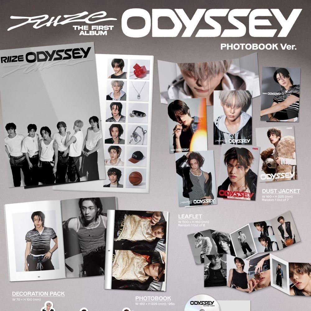 [Ready Stock] Riize - 1st Full Album [Odyssey] (Photobook Ver.)