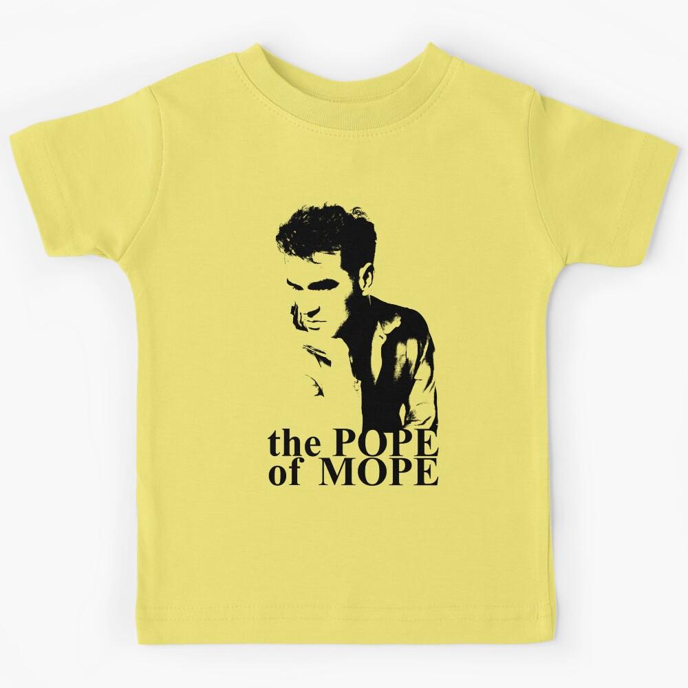 Morrisey - The Pope of Mope - White Stencil Kids T-Shirt 160