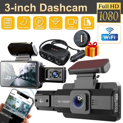 1080P Car Dvr WIFI 2Lens Dash Cam for Cars Video Recorder Rear View Camera for Vehicle Night Vision Black Box Car Accessory