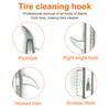 Tire Tread Groove Stone Remover Cleaning Hook, Car Gap Buckle Portable Hook Cleaner Universal Tool Automotive Repair