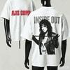 Alice Cooper Für Fan Geschenk T-Shirt Unisex Unisex Harajuku Oversized Unisex Kurzarm Streetwear Hohe Qualität Paare Klassisch Weich