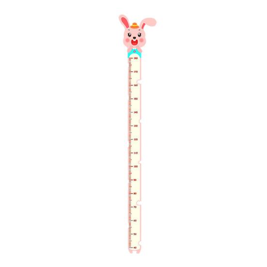 Kids Growth Chart Wall Sticker Bedroom Play Room Nursery Cartoon Animal Boys Girls Baby Height Measuring Ruler Decal