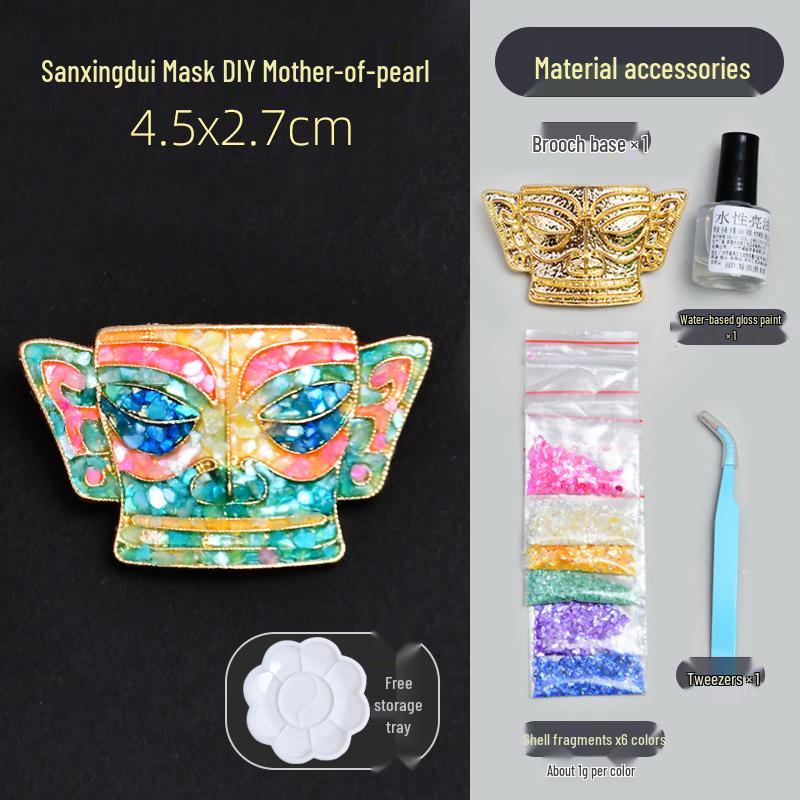DIY Perlmutt Brooch Haarnadel Set: Schmetterlingsbasis für handgemachtes Drachenbootfest-Geschenk