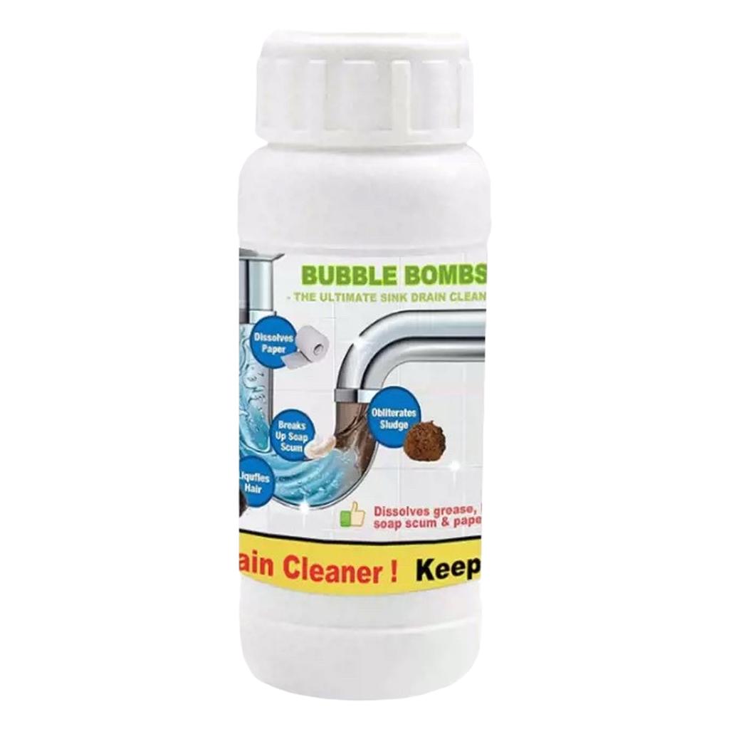 Drain Cleaner Powder for Kitchen and Bathroom Unblocking Pipe Odor Removal Non Corrosive Formula