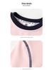 Girls' Cartoon Long-Sleeve Cotton T-Shirt - Spring/Autumn Fashionable Color Block Top