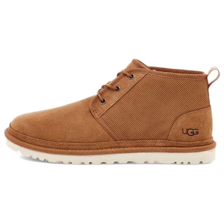 UGG Neumel Corduroy Flat Short Boots Men boots Brown 1114196-CHE 42