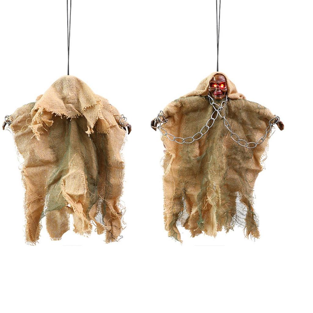 Halloween Hanging Ghosts With Iron Chains, Terrifying Decorations, Pranks, And Props