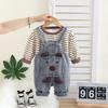 Kids Casual Long-Sleeve Set, Comfortable Daily Wear Outfits