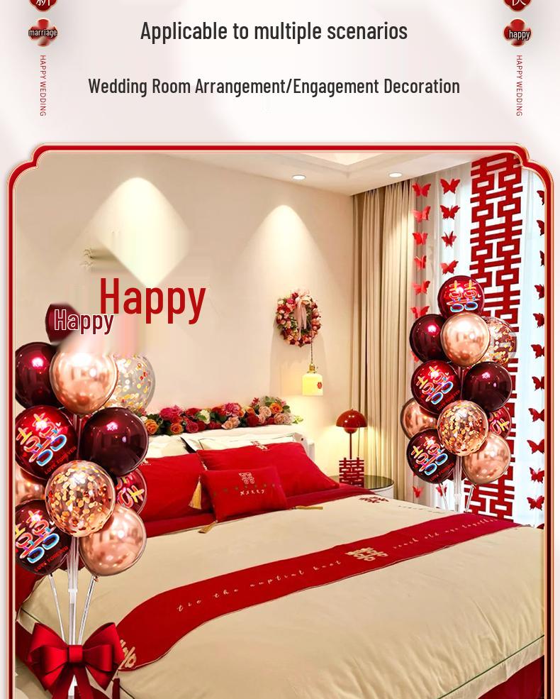 Wedding and Engagement Balloon Floor Decoration Set