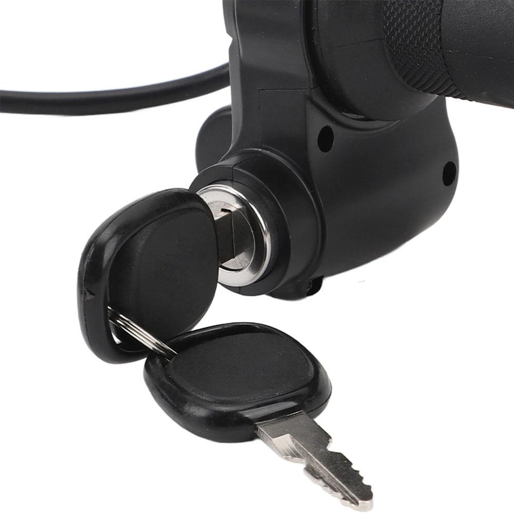 108X Electric Bike Ignition Switch Throttle Grip Set: Left & Right Handlebar Replacement Parts