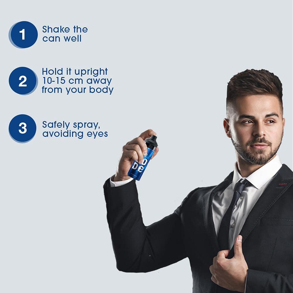 Titanium Long Lasting No Gas Body Perfume Spray For Men, 150Ml