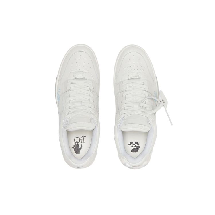 Off-White Вне офиса для прогулок - Белые Светло-голубые Мужские Кроссовки OMIA189F21LEA003-0140
