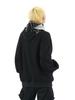 Women Men American Retro Spider Hooded Sweater Zipper Cardigan Loose Jacket