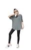 Finalis Yoga Hot Long Loose Stays and Comfortable Olive Women's Top, Pilates, Sports, Fitness, Yoga, Gym, Quick-Drying, Flattering, Length, 5/8