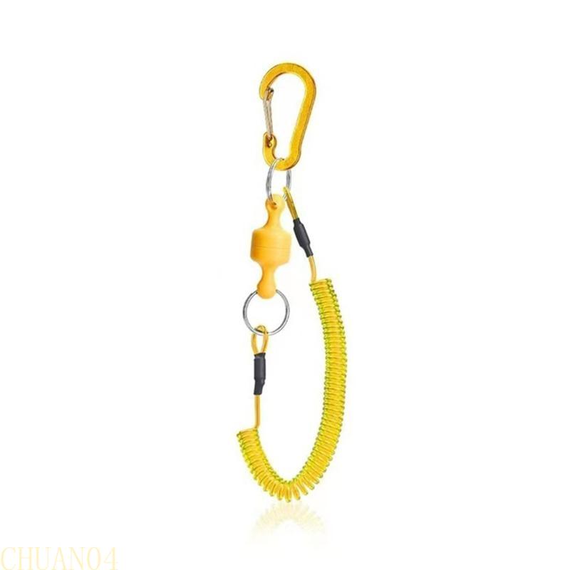 A1A2 Quick Release Clip Net Holder with Fishing Lanyards Aluminum Buckle