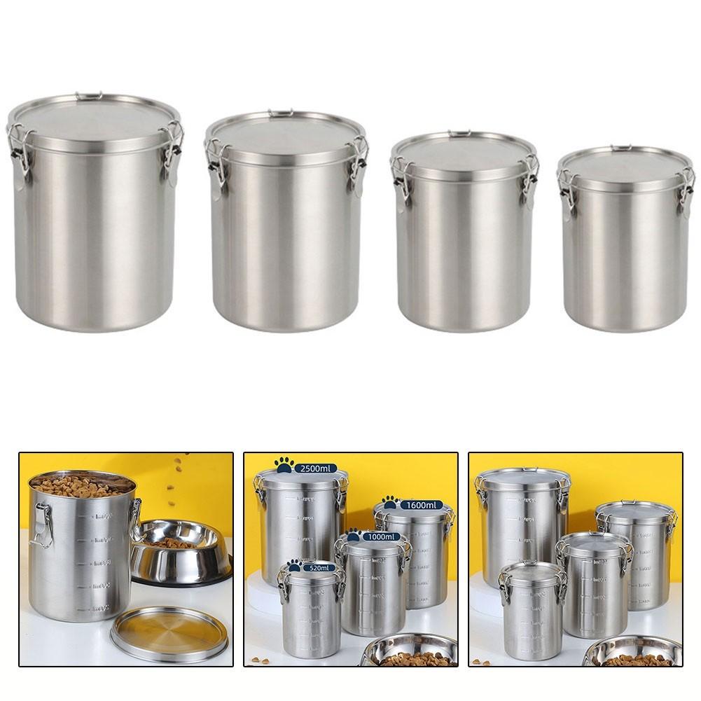 Serbatoi in acciaio inossidabile da 520/1000/1600/2500 ml Contenitore per alimenti da cucina sigillato