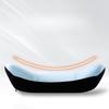 1pc Solid Color Office Waist Protection Cushion Car Seat Backrest Cushion Car Accessories Memory Cotton Support Waist Pillow Fit The Lumbar Spine