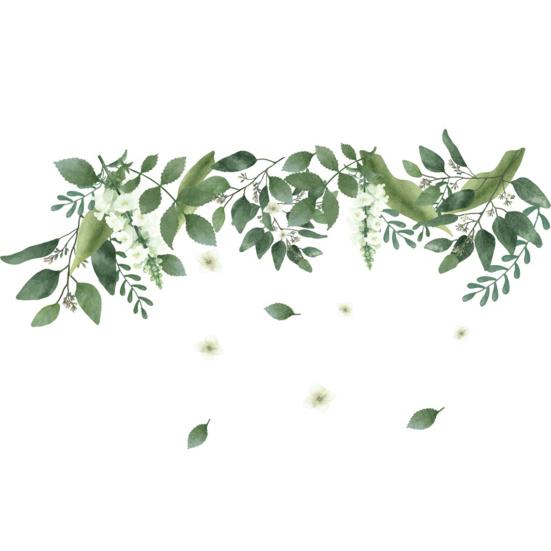 

Ручная роспись листья цветок стикер стены домашняя комната исследование фон обои