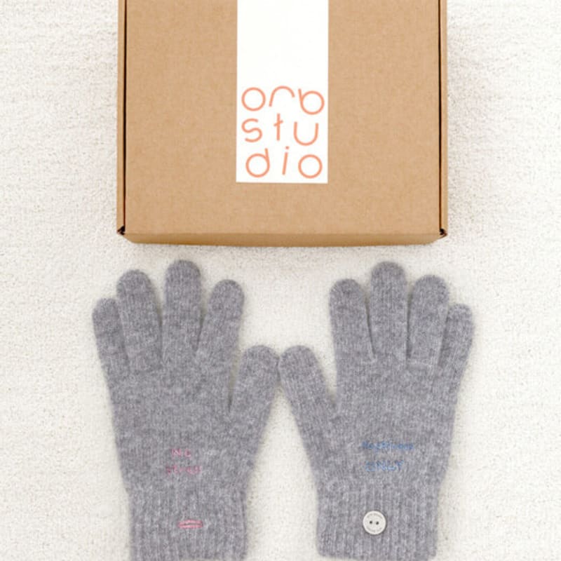 

orb studio НЕ ЗАБУДЬ МЕНЯ шерстяные перчатки (серый) Grey