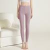 Women's Slim-Fit Cotton Blend Thermal Pants Base Layer Leggings for Female Students Spring Autumn Winter
