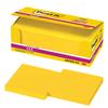3M Adesivo Super Forte 75 x 75 90 folhas x 10 Notas Post-it, Adesivo, Grande, Pautado, Amarelo, mm, blocos, 6301SS-YN