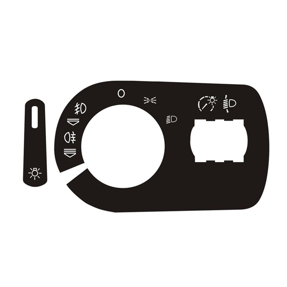 Adesivo per Riparazione Interruttore Luce Adesivo Interruttore Auto Sovrapposizione Nera Sostituzione Pulsante