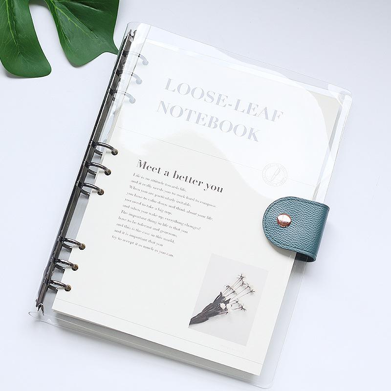 A5 A6 B5 Rose Gold Black With 90 Sheet Inner Page Binder Notebook Cover Diary Agenda Planner Paper Cover School Stationery