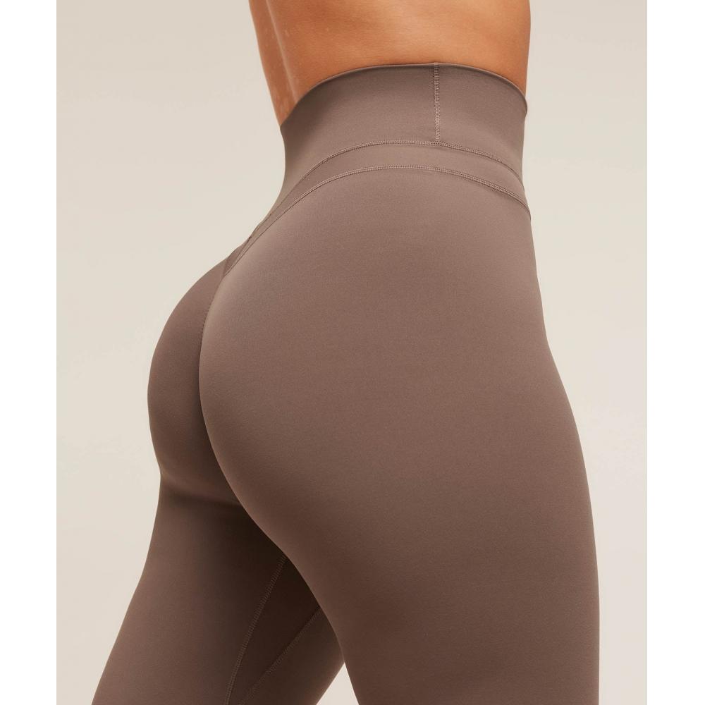 Gymshark Whitney Tall Flared Leggings Soft Brown B4c1t Nbzv