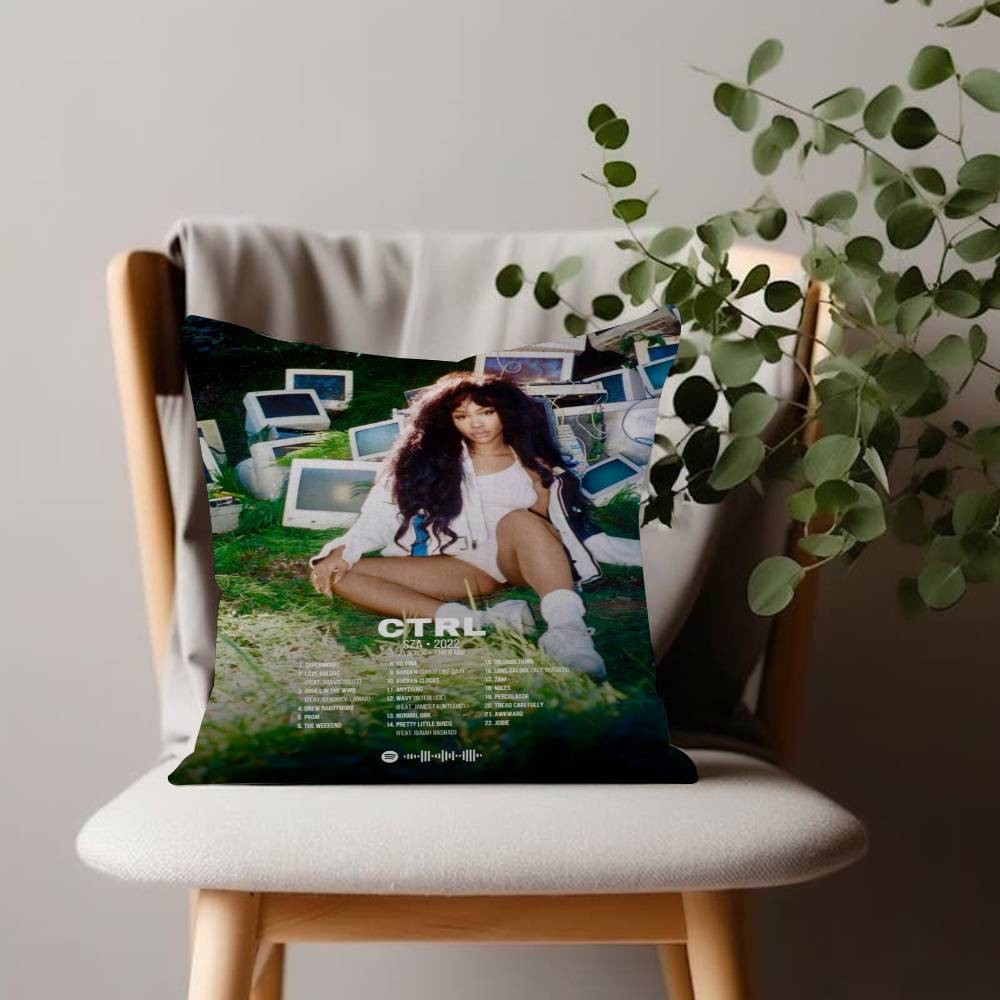 Pop Singer Sza Pillow Cushion Cover Pillowcase Living Room Sofa Home Decor Customized