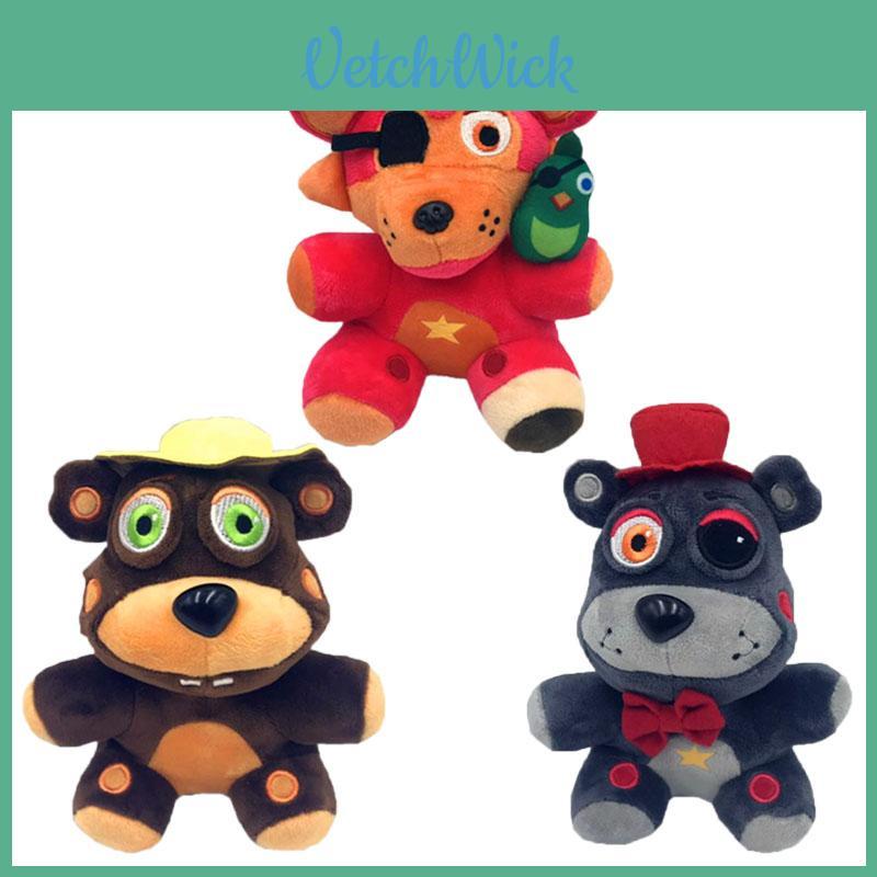 Rozkošná plyšová hračka Fnaf Five Nights At Freddy's, plyšák, medvěd, Foxy, sběratelský dárek