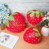 F26C 3D Strawberry Paper Lantern Foldable Hanging Lantern Fruit Theme Ornament Party Supplies Birthday Decors for Baby Shower