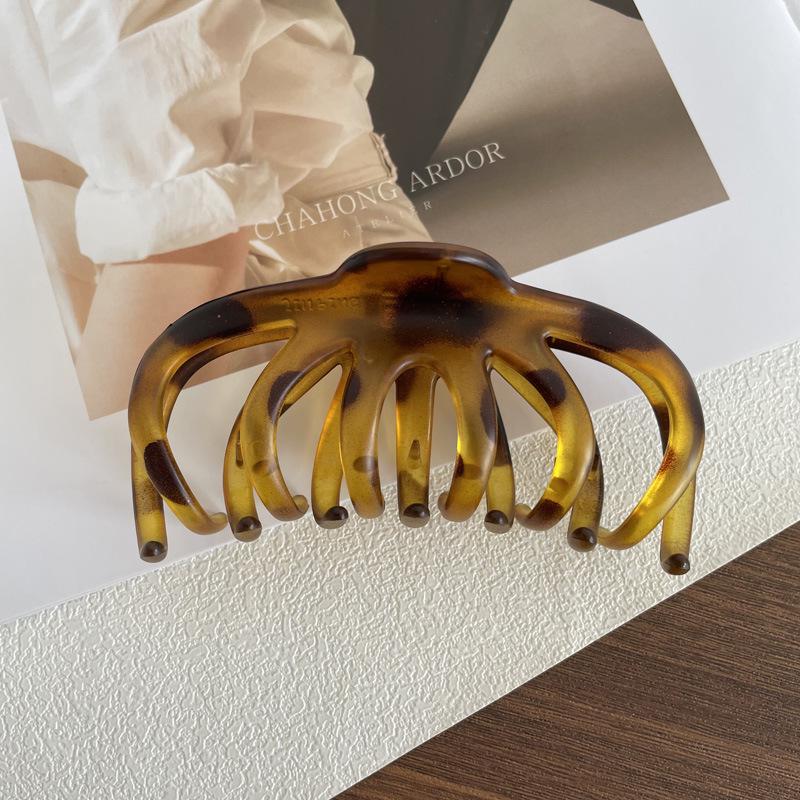 French Retro Large Hair Claw Clip for Thick Hair - 2024 New Style Shark Clip for Women