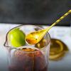 Cocktail Spoon Bar Spoon Stainless Steel Mixing Spiral Pattern Bar Tool Bartender Tools Spoon With Fork
