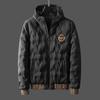 Winter Thickened Outdoor Waterproof and Warm Two-piece Men's High-end Hooded Cotton Jacket Casual Suit